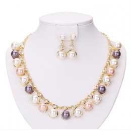 Set Elegant Perle Colier si Cercei 